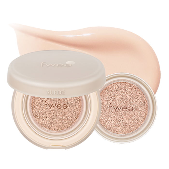 [본사:정품]FWEE 퓌쿠션 스웨이드 BEST컬러 퓌 쿠션 SPF 50+ PA+++ #단숨커버 #겉보속촉 #편한매트, 01 페어스웨이드 ..., 2개