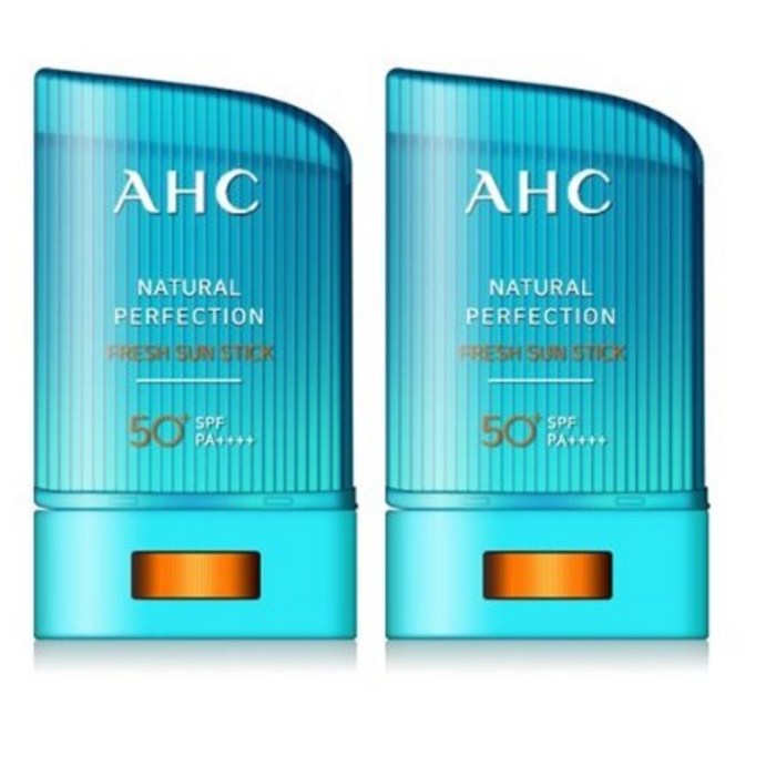 A.H.C 내추럴 퍼펙션 프레쉬 선스틱 SPF50+ PA++++, 22g, 2개입