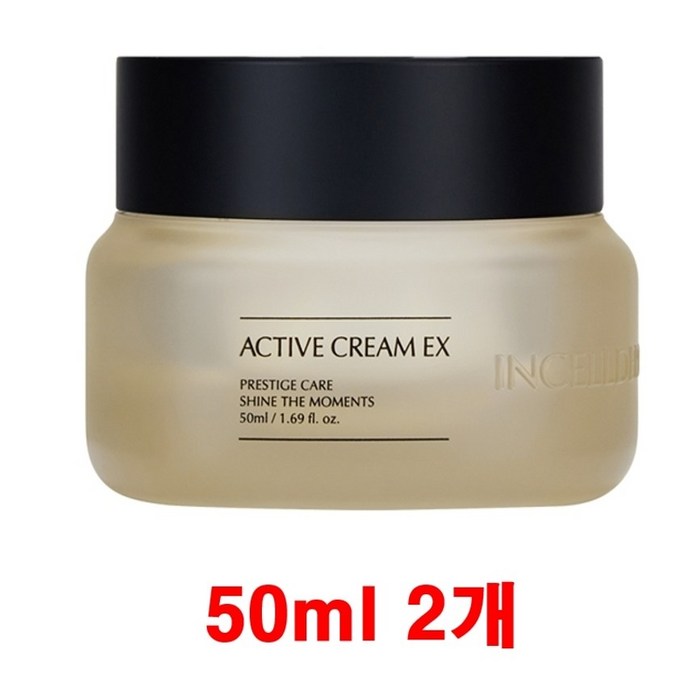 인셀덤 엑티브 크림 EX 50ml+50ml 1+1 행사, 100ml, 2개